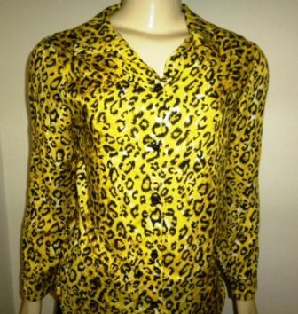 Blusa Viscose Animale